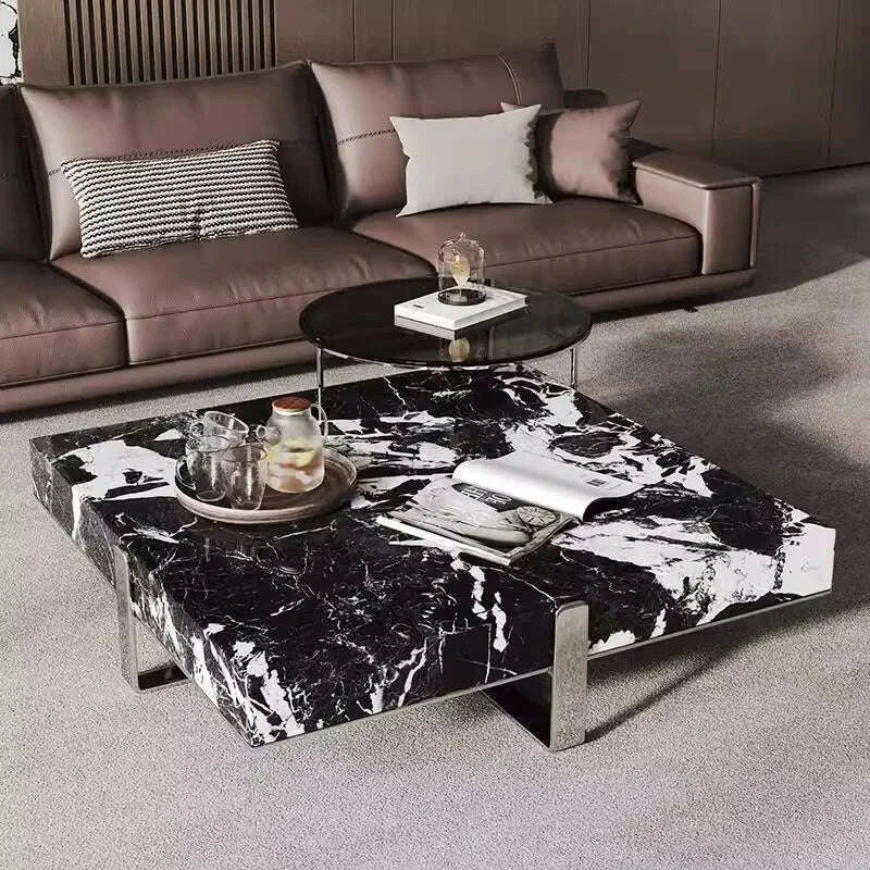 italian-minimalist-square-coffee-table-black-white-stone-top-heat-resistant-easy-clean-sturdy-compact-designer-set-kimlud-kimlud-33921496