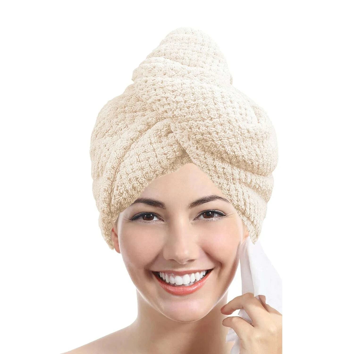solid-color-hair-towel-textured-dry-hair-cap-98-x-255-absorbent-hair-towel-wrap-for-button-down-womenkimludkimlud-35562641