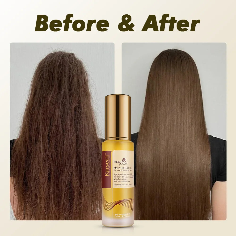Argan Oil Hair Serum Weightless Hydration — Warm Gold | KIMLUD