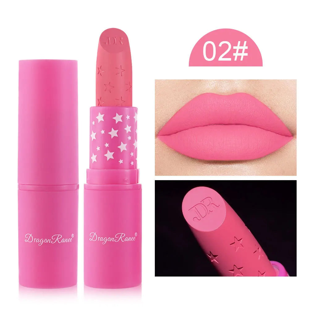 Velvet Matte Lipstick Waterproof — Nude Pink | KIMLUD