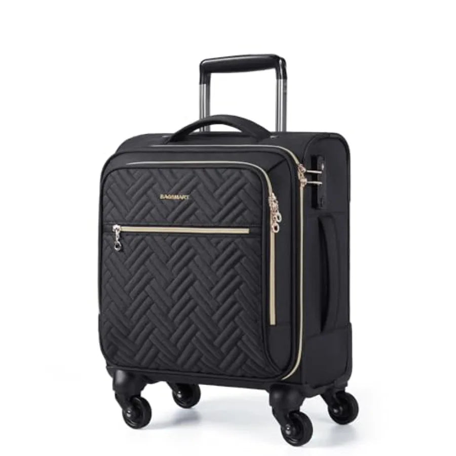 Suitcases Underseat Carry On Softside - Denim | KIMLUD
