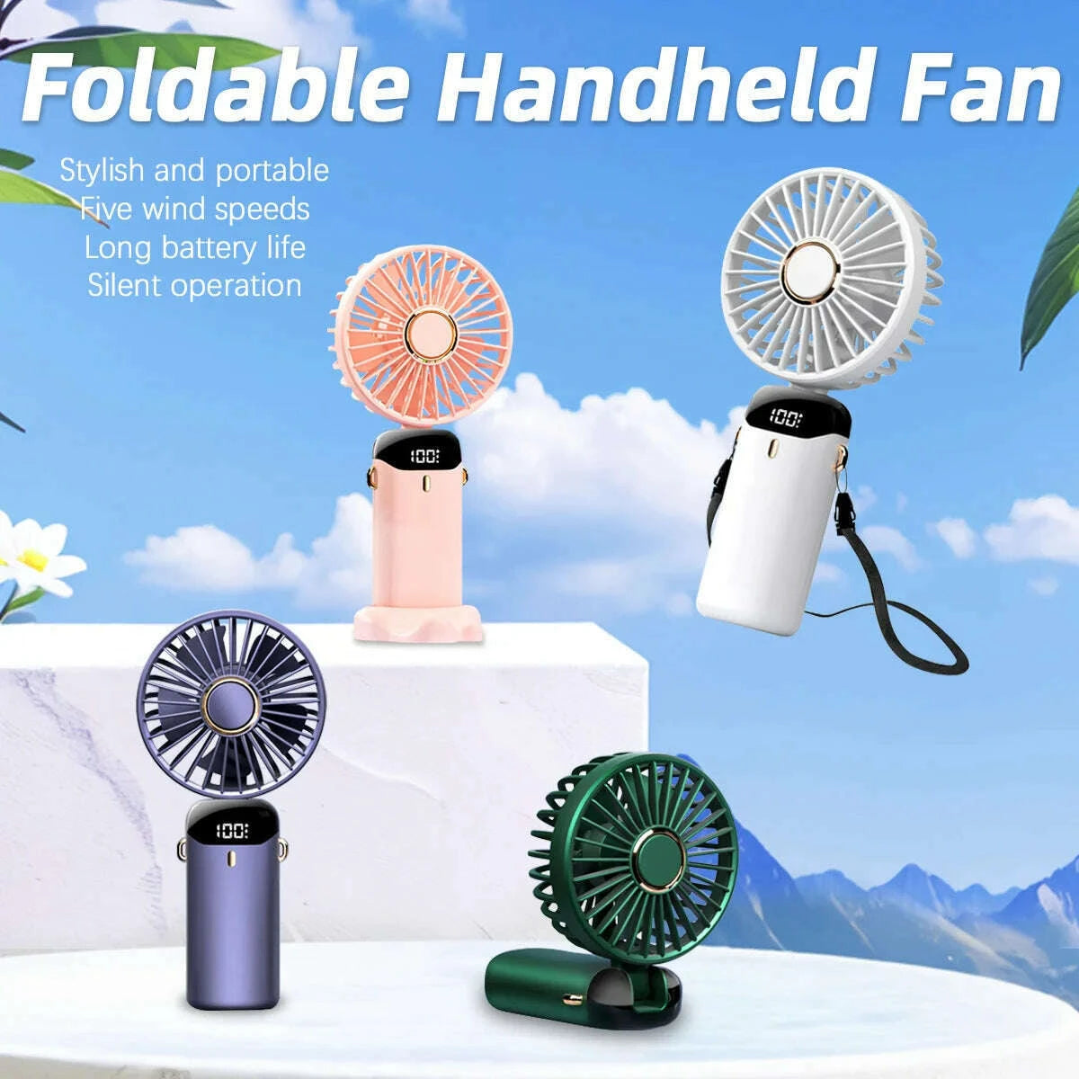 5-speed-adjustable-intelligent-digital-display-usb-folding-neck-hanging-fan-portable-charging-model-portable-cooling-devicekimlud-womens-fashion-34605281
