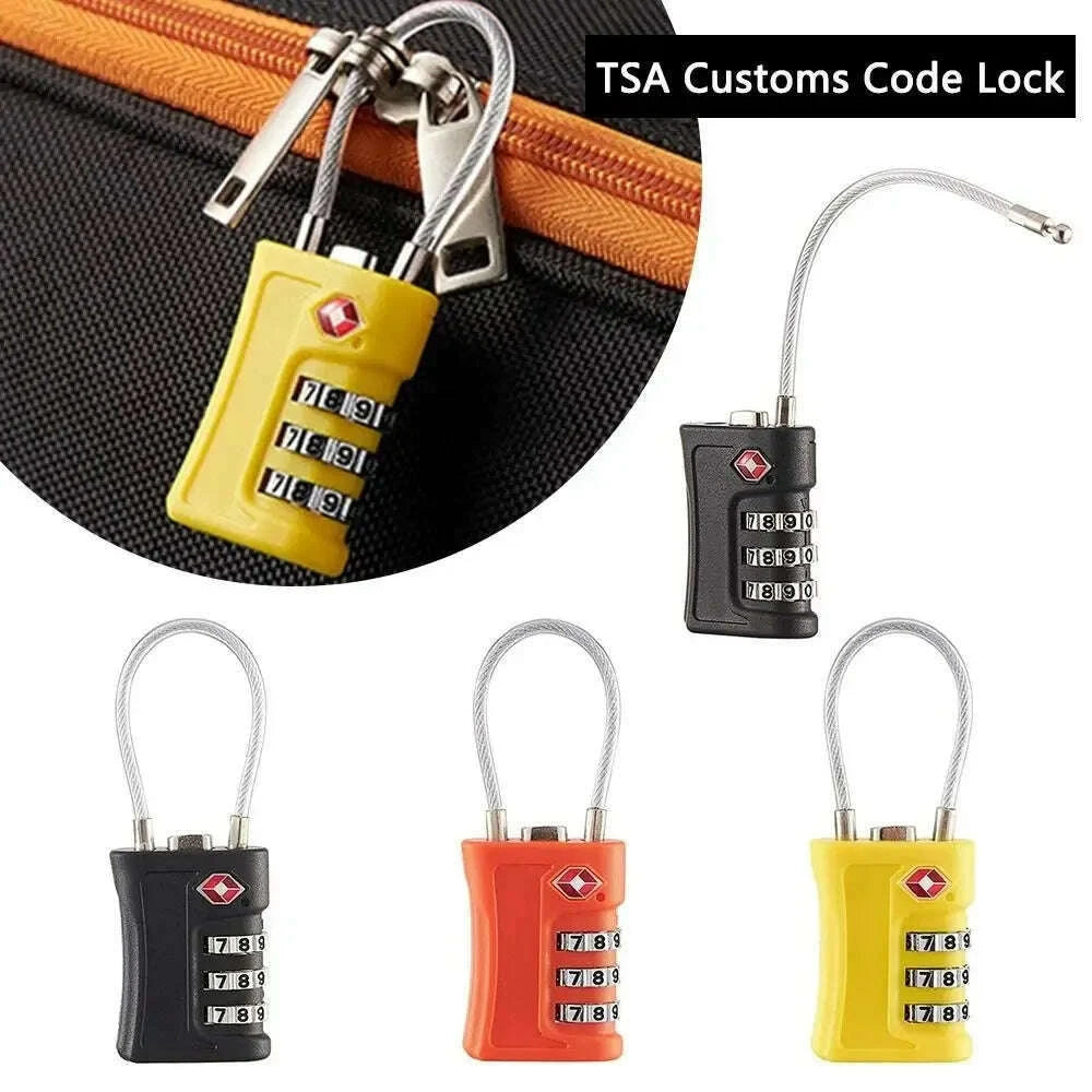 tsa-customs-lock-3-digits-travel-password-changeable-lock-digital-lock-zinc-alloy-suitcase-luggage-anti-theft-lock-for-airplanekimlud-womens-fashion-34614519