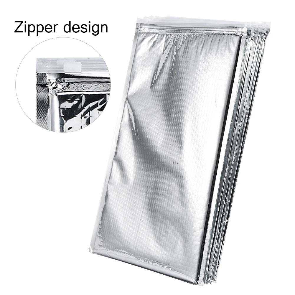 Thermal Cooler Bag Insulated Food Storage Bag 3 Types /set Aluminum Foil Insulated Food Storage Bag Thermal Cooler Silver