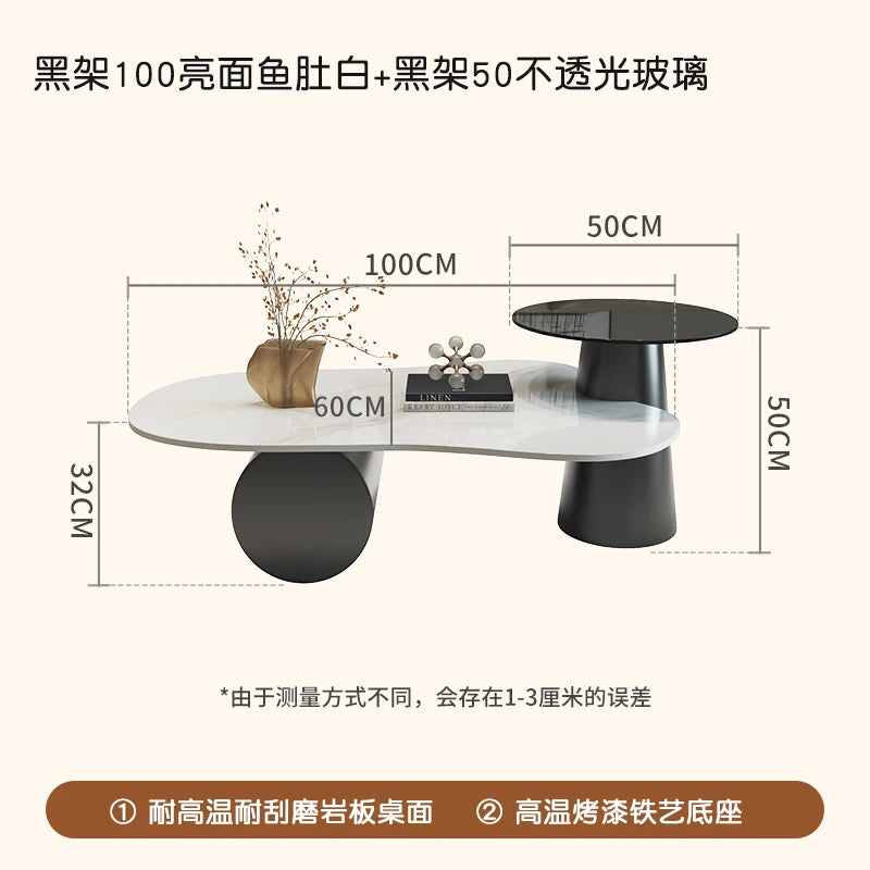 Wooden Side Table Modern Minimalist — Natural | KIMLUD