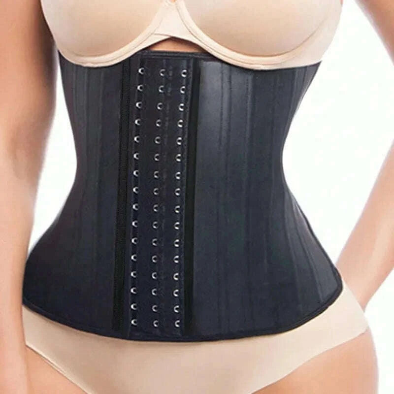 25-bones-waist-trainer-corset-latex-body-shapewear-women-tummy-shaper-belly-sheath-sllimming-belt-modeling-strap-weight-losskimlud-womens-fashion-34621224