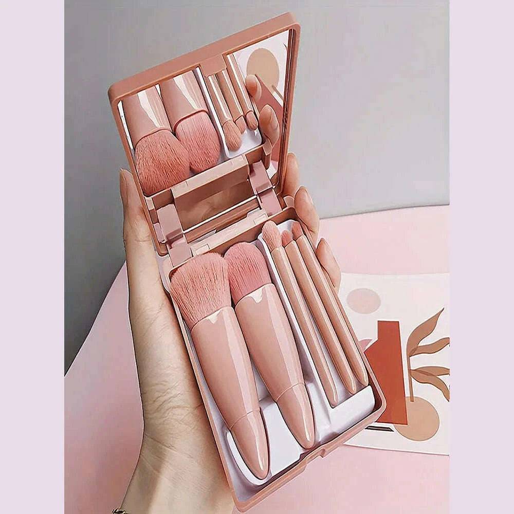 5pcs-portable-makeup-brush-set-with-mirror---foldable-travel-kit-,mini-makeup-brush-set-travel-makeup-brush-set-kimlud-kimlud-33922004