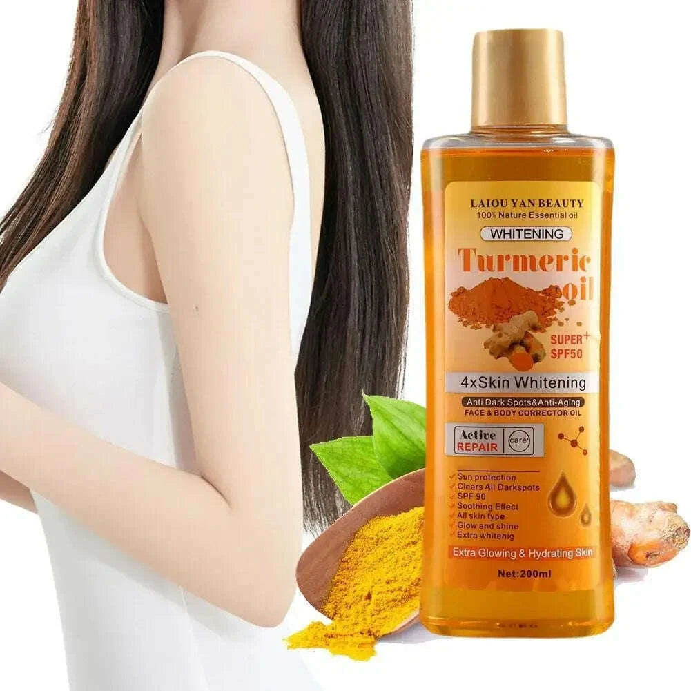200ml-turmeric-oil-essential-oil-ginger-deep-hydration-moisturizer-nourishing-smoothing-face-serum-oil-moisturizer-skin-carekimlud-womens-fashion-34599244