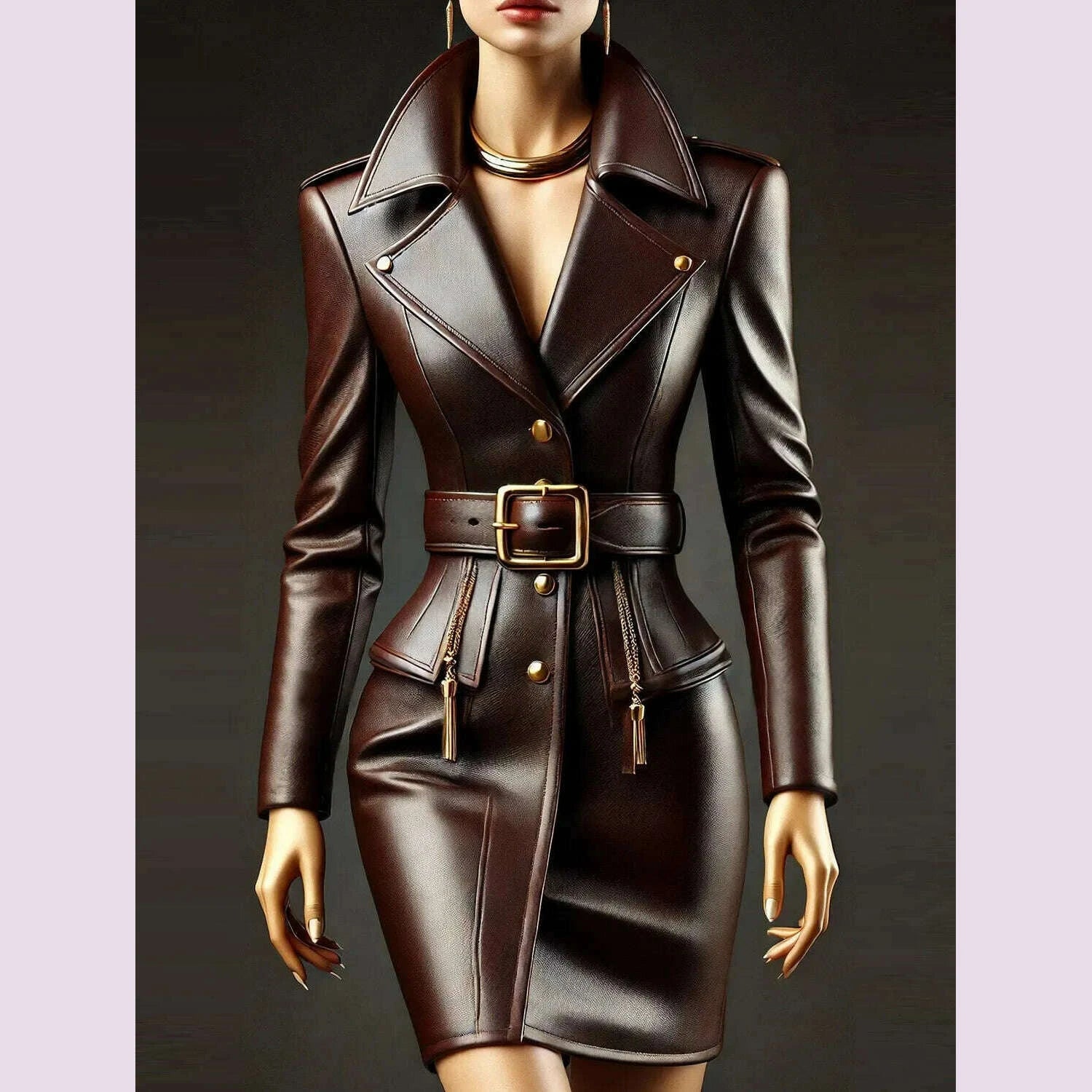 women-pu-leather-dress-lapel-collor-button-long-sleeve-with-belt-chic-vintage-pockets-slim-elegant-office-lady-mini-dresses-kimlud-kimlud-33916709