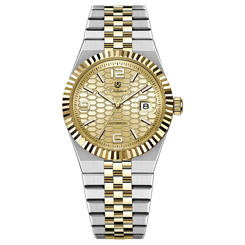 Stainless Steel Automatic Men's Watch — Silver | KIMLUD