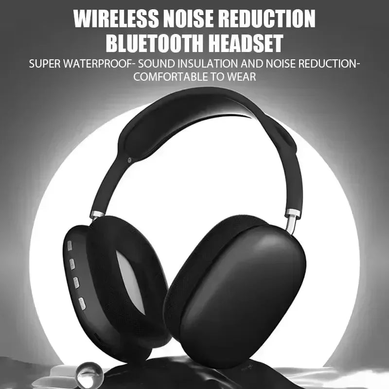 Wireless Bluetooth Headset With Microphone — Pale | KIMLUD