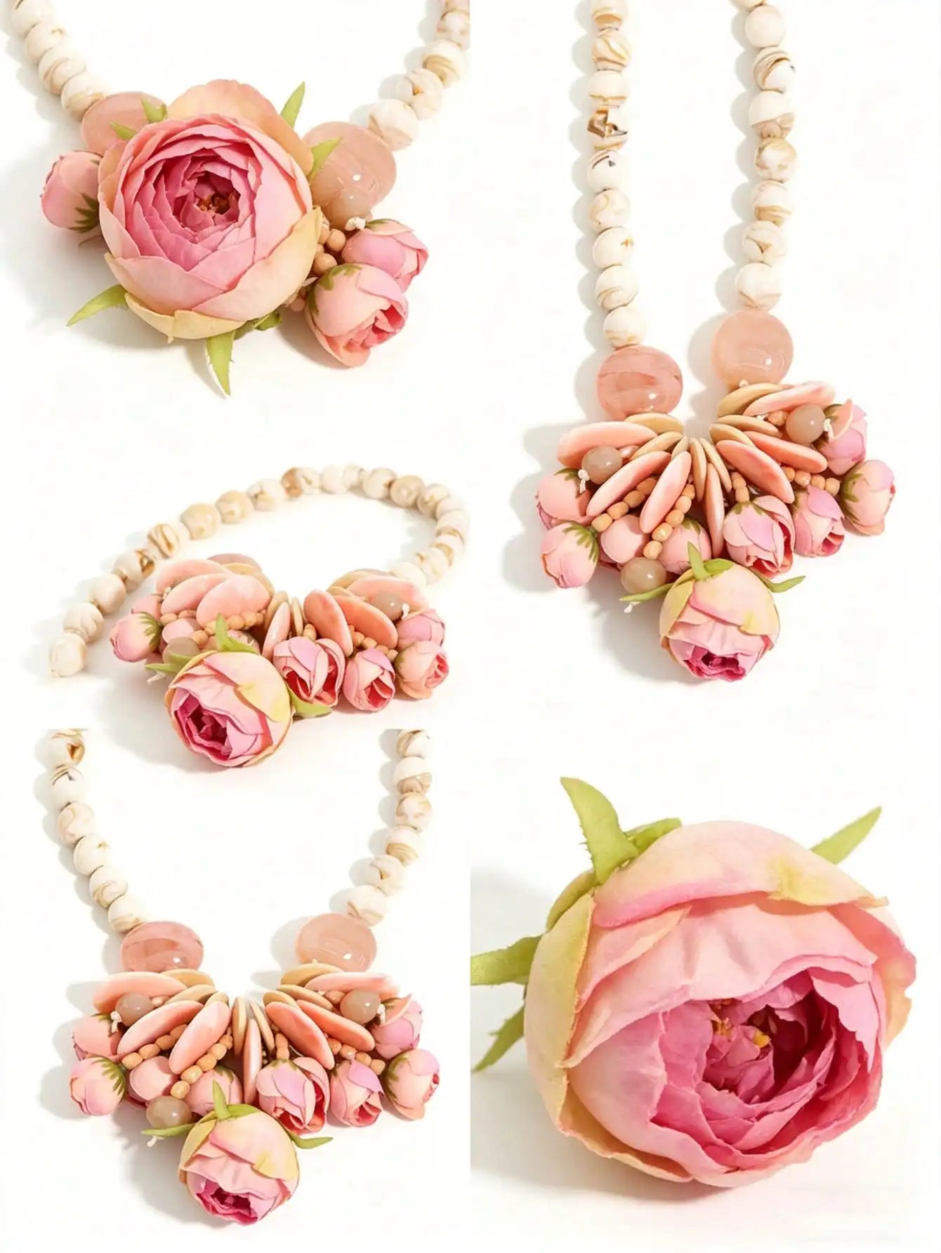 Crystal Multi-Layer Water-Drop Necklace — Clear | KIMLUD