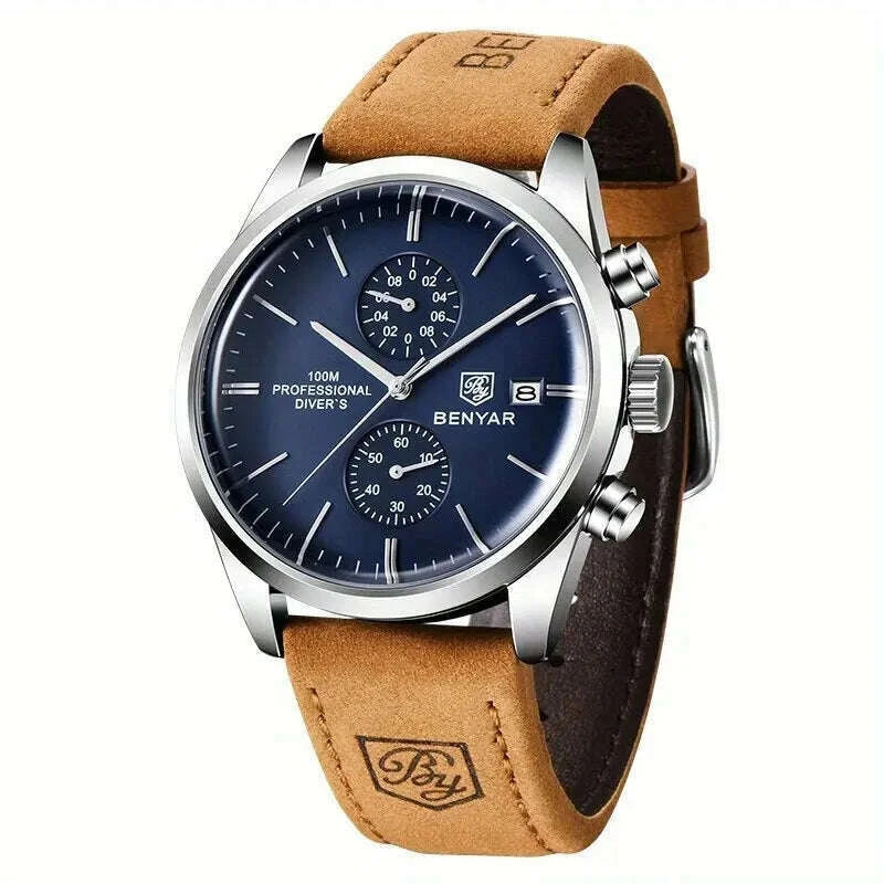 2024-new-benyar-leather-men-quartz-wristwatches-luxury-brand-100m-waterproof-men-watch-military-sports-chronograph-watch-for-menkimlud-womens-fashion-34609523