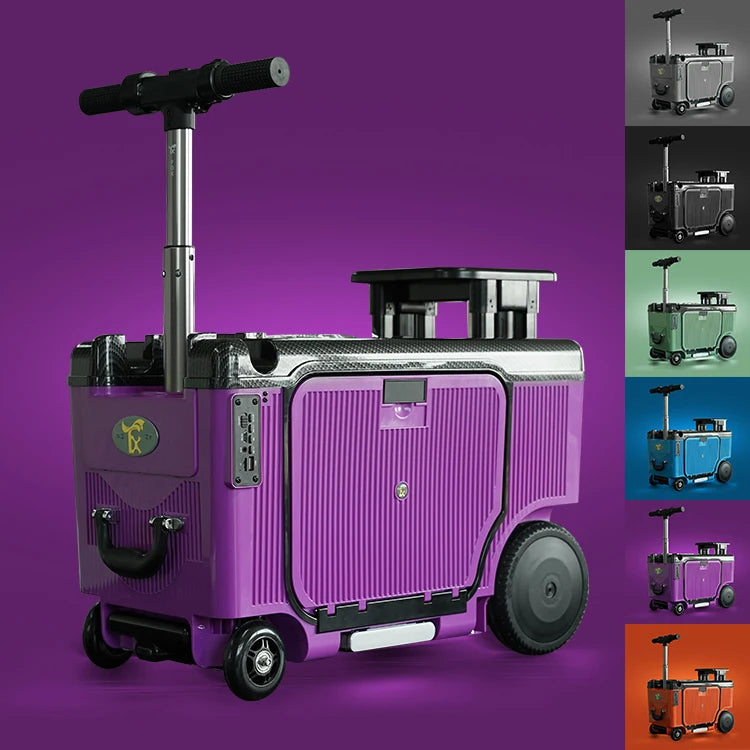 ABS-PC Luggage 20 Inch Electric Trolley — Custom Color | KIMLUD
