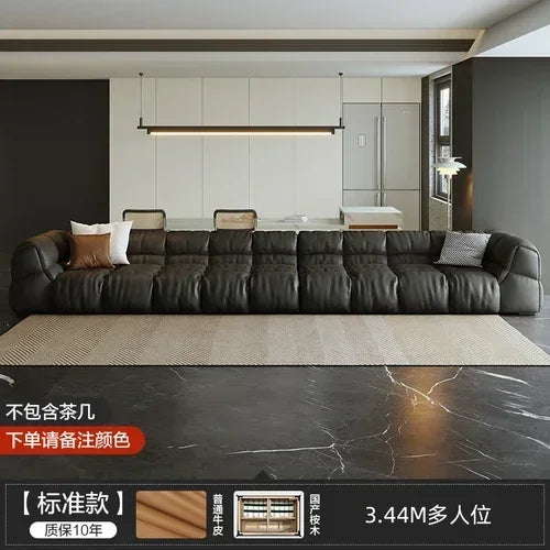Puff Leather Sofa Bedrooms Comfortable Reclining Luxury Designer Lazy Sofa Modern Minimalist Sofy Do Salonu Home Furniture