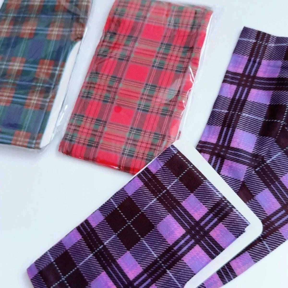 fashion-womens-classic-tartan-semi-opaque-pantyhose-printed-tights-red-purple-blue-green-scottish-check-pattern-tightskimludkimlud-35559512