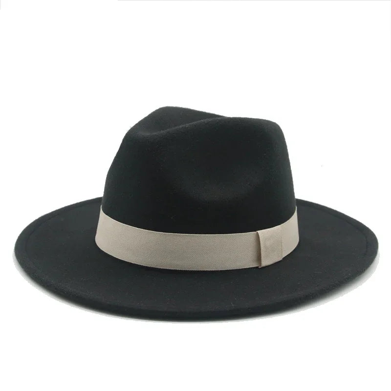 Fedora Hat – Unisex Decorative – Cotton-Polyester | KIMLUD