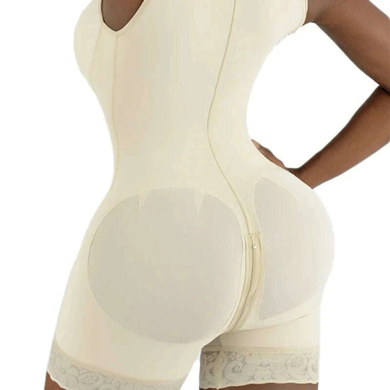 high-compression-fajas-colombiana-short-girdles-with-brooches-bust-for-daily-and-post-surgical-use-slimming-sheath-belly-womenkimlud-womens-clothes-35082427