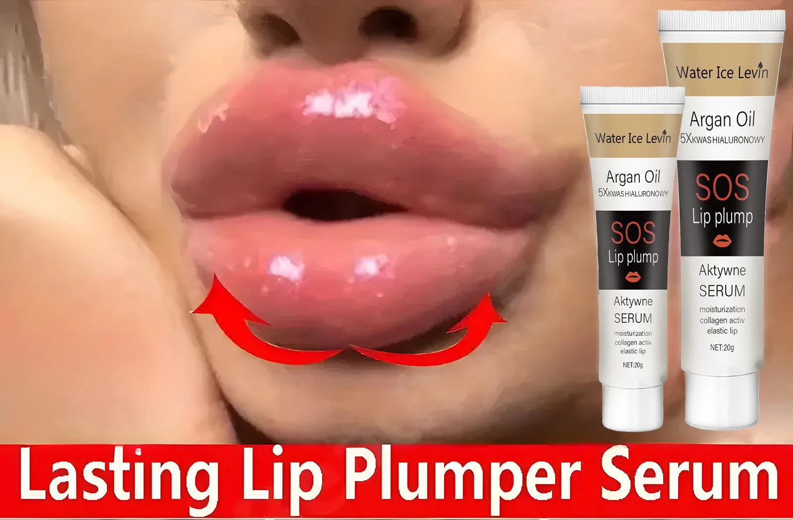 Argan Oil Lip Plumping Essence Moisturizing Nourishing — Berry | KIMLUD