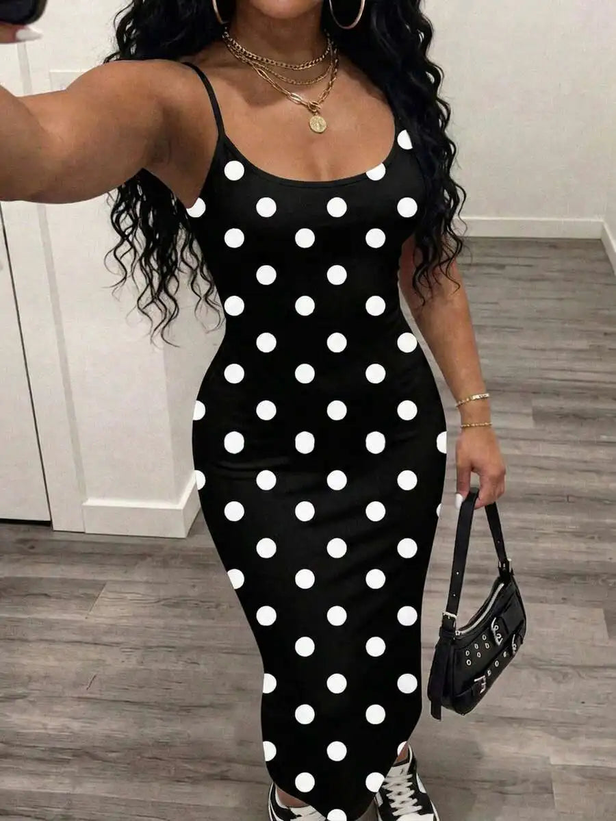 Dress - Floral Print Waist Cinched Ankle Length - Polyester | KIMLUD