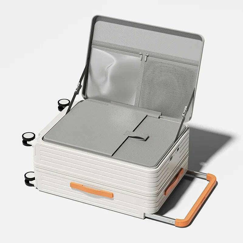 front-opening-multi-functional-suitcase-business-wide-trolley-luggage-abspc-large-capacity-password-box-travel-trolley-casekimlud-womens-fashion-34620356