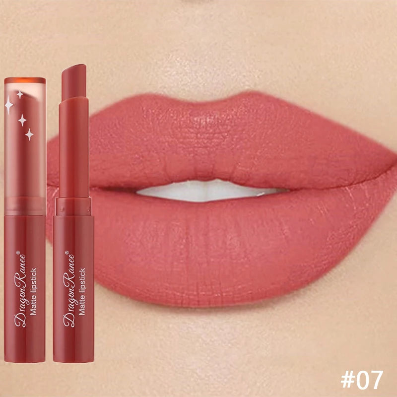 Matte Lipstick Waterproof Long-Lasting Velvet Finish Hydrating Formula — Nude Pink | KIMLUD