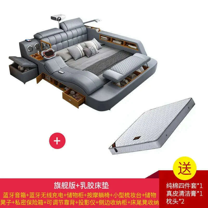 intelligent-massage-tatami-leather-bed-modern-simple-master-bedroom-storage-double-bed-size-apartment-wedding-bedkimlud-womens-fashion-34603579