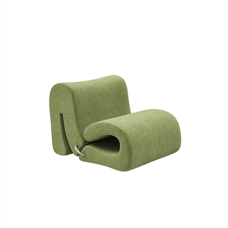 Modern Curved Leather Luxury Sofas — Gray | KIMLUD