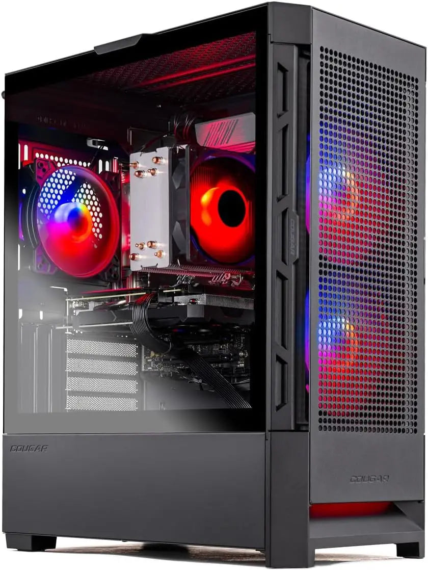 Matte Black Steel Desktop Ryzen 7 7700X RTX 5060 32GB DDR5 1TB Gen4 NVMe — Black | KIMLUD