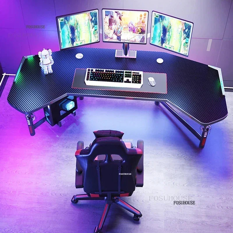 Household Desktop Computer Desks Office Furniture Simple Professional Gaming Table Multi-functional E-sports Table and Chair Set