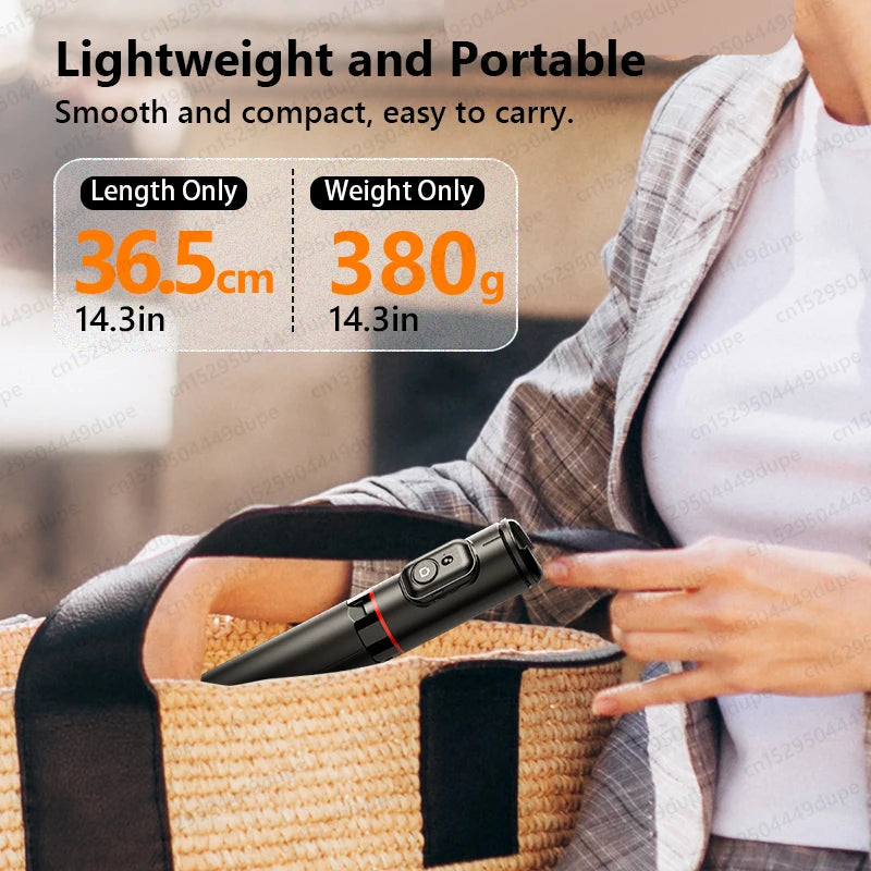 Portable Selfie Stick Tripod for Phone,Aluminum Alloy 72 inch Stand with Wireless Bluetooth,Cold Shoe for iPhone Smartphone