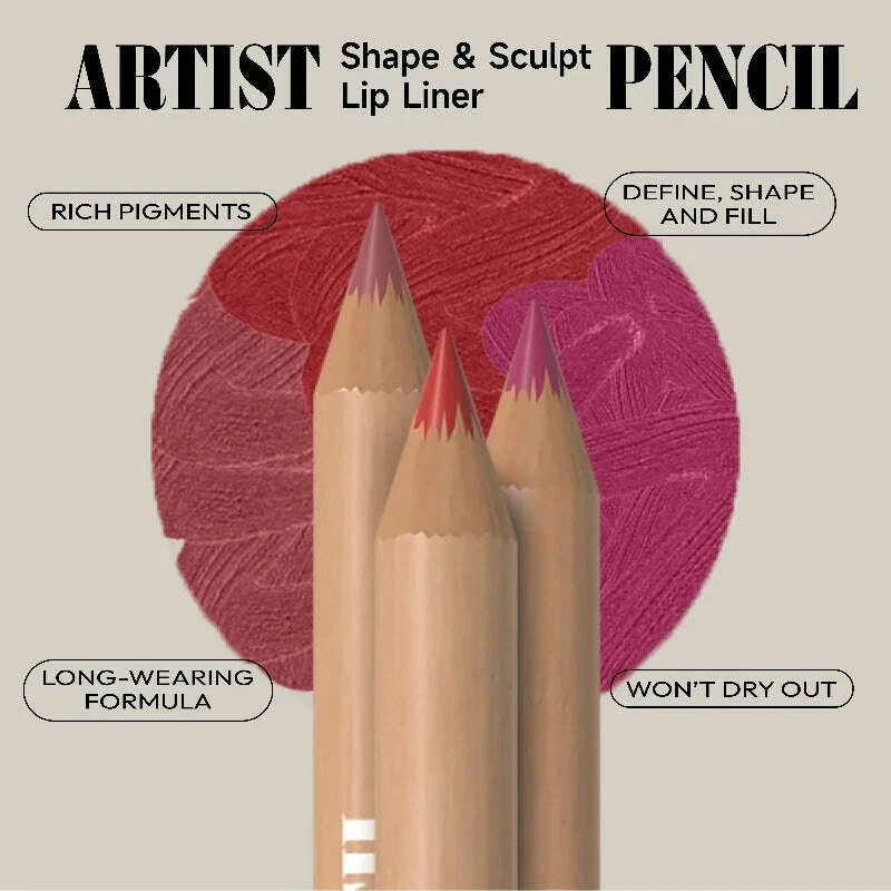 face-secret-4pcssetmoisturizing-fresh-lightweight-plumping-lip-gloss-with-brown-lipliner-set-non-sticky-liquid-lipstick-makeup-kimlud-kimlud-33919085