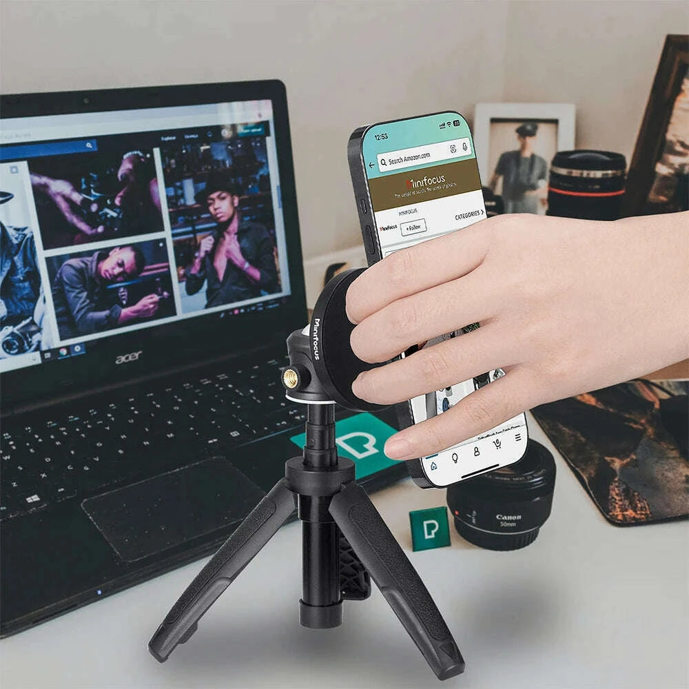 magnetic-smartphone-tripod-for-magsafe-mini-extendable-selfie-stick-360°-ball-head-tripod-stand-handle-grip-for-iphone-14-13-12kimlud-womens-fashion-34604860
