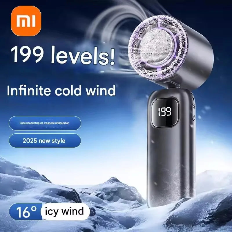 Bladeless Hanging Neck Fan USB Rechargeable 8000mAh LED Display — White | KIMLUD