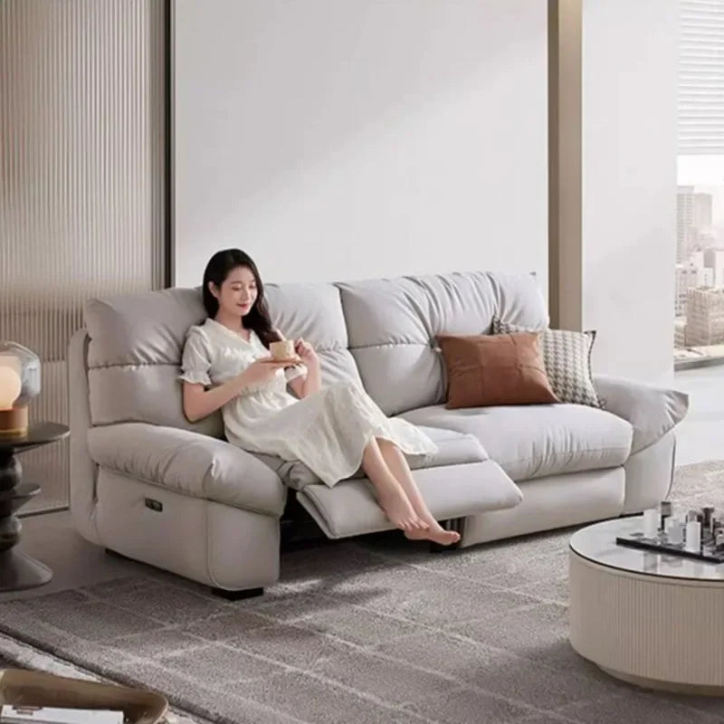 Nordic Minimalist Sofa Corner — Charcoal Gray | KIMLUD