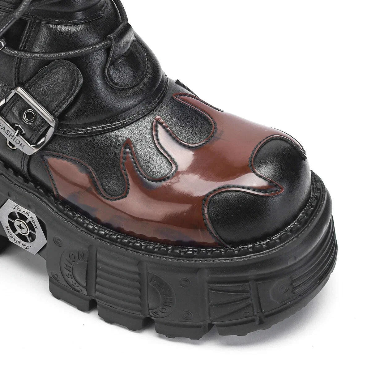 personalized-short-boots-motorcycle-boots-heavy-metal-versatile-mid-calf-womens-rock-dark-cyberpunkkimludkimlud-35573536