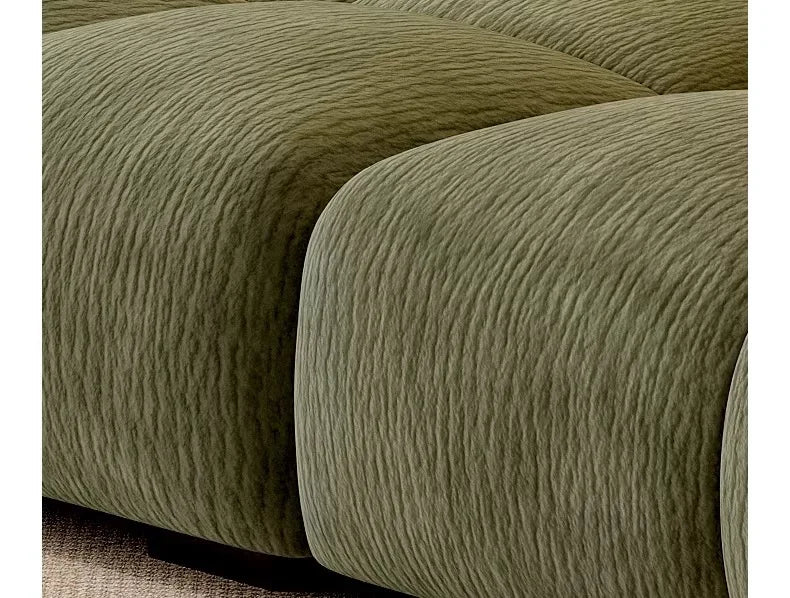 Nordic Modern Memory Foam Sofa — Olive Green | KIMLUD