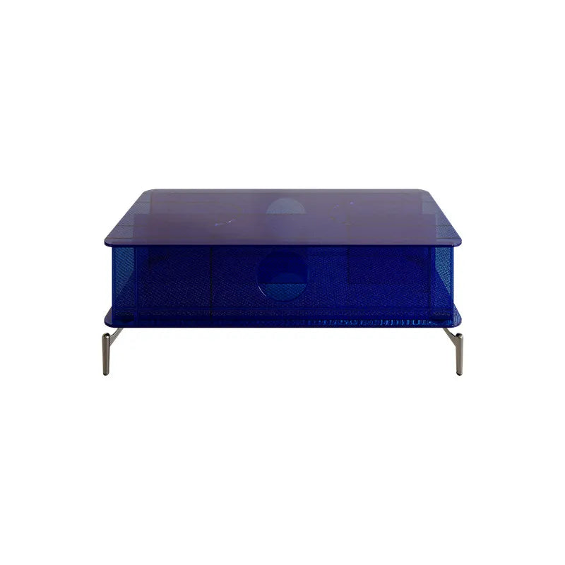 Multifunctional Modern TV Stand With Drawers And Cabinets — Amber Brown | KIMLUD