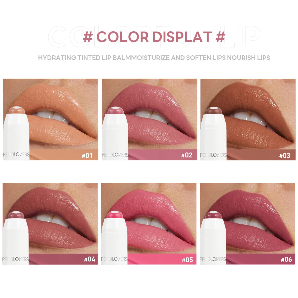 Moisturizing Gloss Lipstick Pen - Long-lasting Waterproof Color Rendering Lip Gloss, Rotating Lipstick Pen