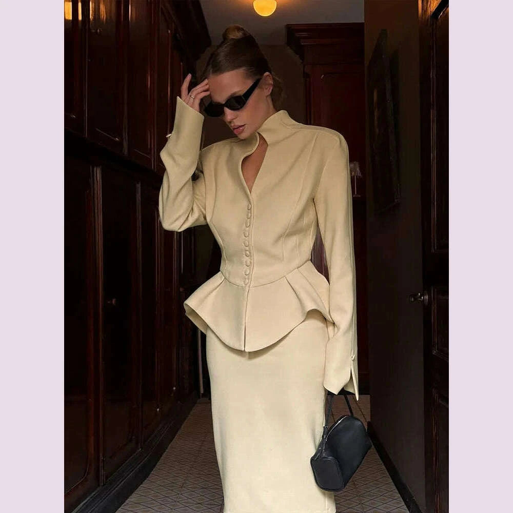 weird-puss-elegant-office-2-piece-set-women-classic-autumn-trend-single-breasted-ruffled-jacketpeach-hip-mid-skirt-slim-outfitskimlud-womens-fashion-34628515