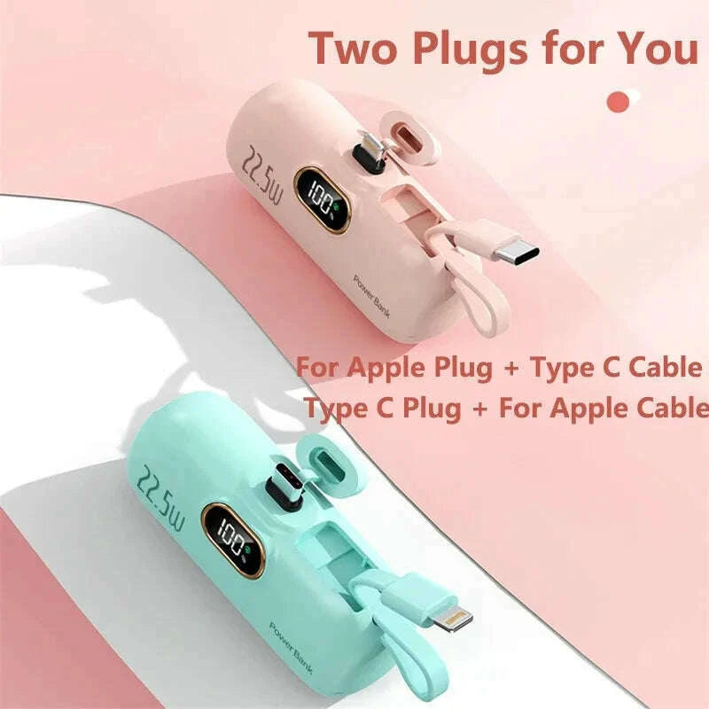 portable-mini-power-bank-type-c-plug-built-in-cable-225w-fast-charging-for-iphone-samsung-xiaomi-external-batterykimlud-womens-fashion-34601862
