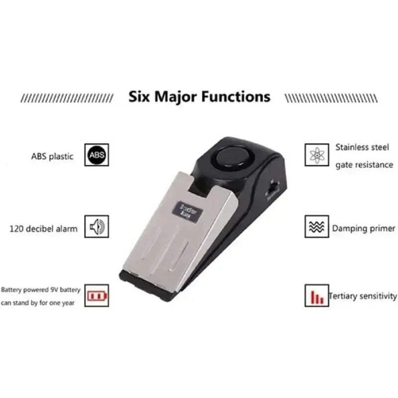 door-stop-alarm-125-db-anti-theft-burglar-stop-system-wedge-shaped-door-stop-stopper-alarm-block-blocking-system-for-hotel-homekimludkimlud-35562201