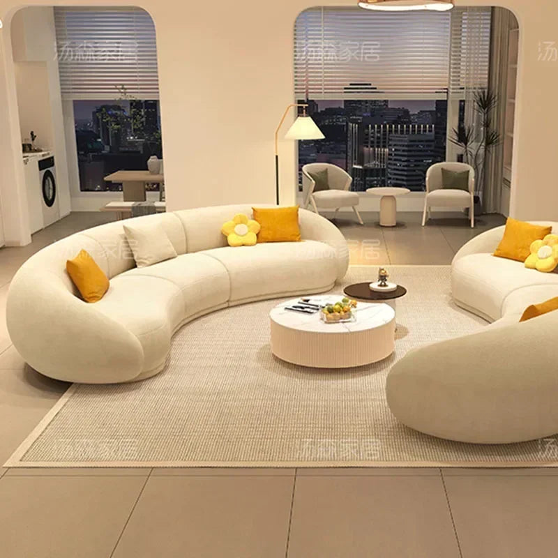 Premium Velvet Bubble Sofa Cover — Creamy Beige | KIMLUD