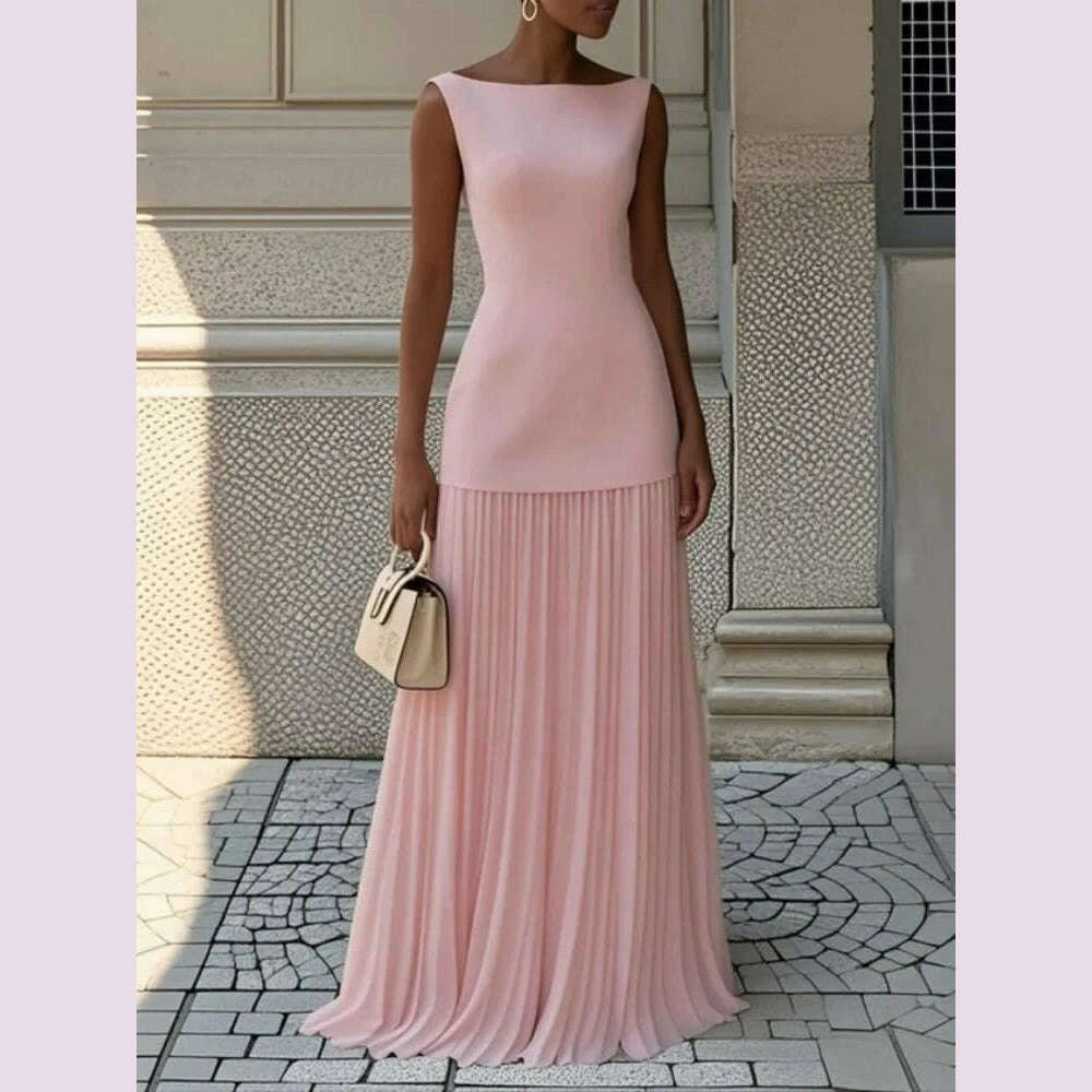 women-elegant-solid-splice-pleated-skirts-set-sexy-slash-neck-sleeveless-tank-boho-dress-summer-hollow-slim-maxi-skirtskimlud-womens-fashion-34618189