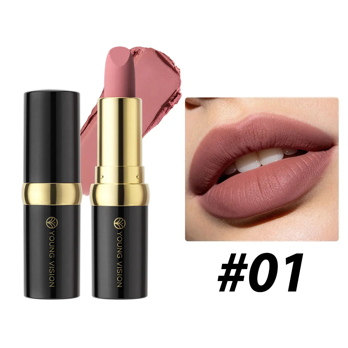 Velvet Matte Lipstick – Long Lasting Waterproof – Velvet Matte – Red | KIMLUD