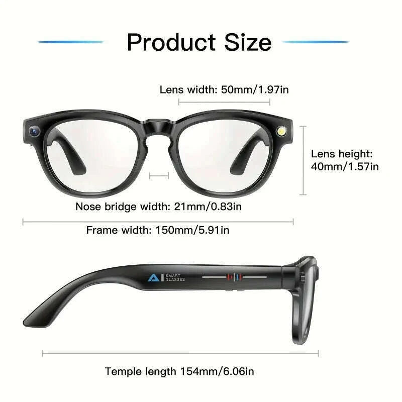 ai-voice-assistant-smart-glasses---wireless-calls-ai-translation-with-led-flashlight-remote-camera-music-playback-giftkimlud-womens-fashion-34600590
