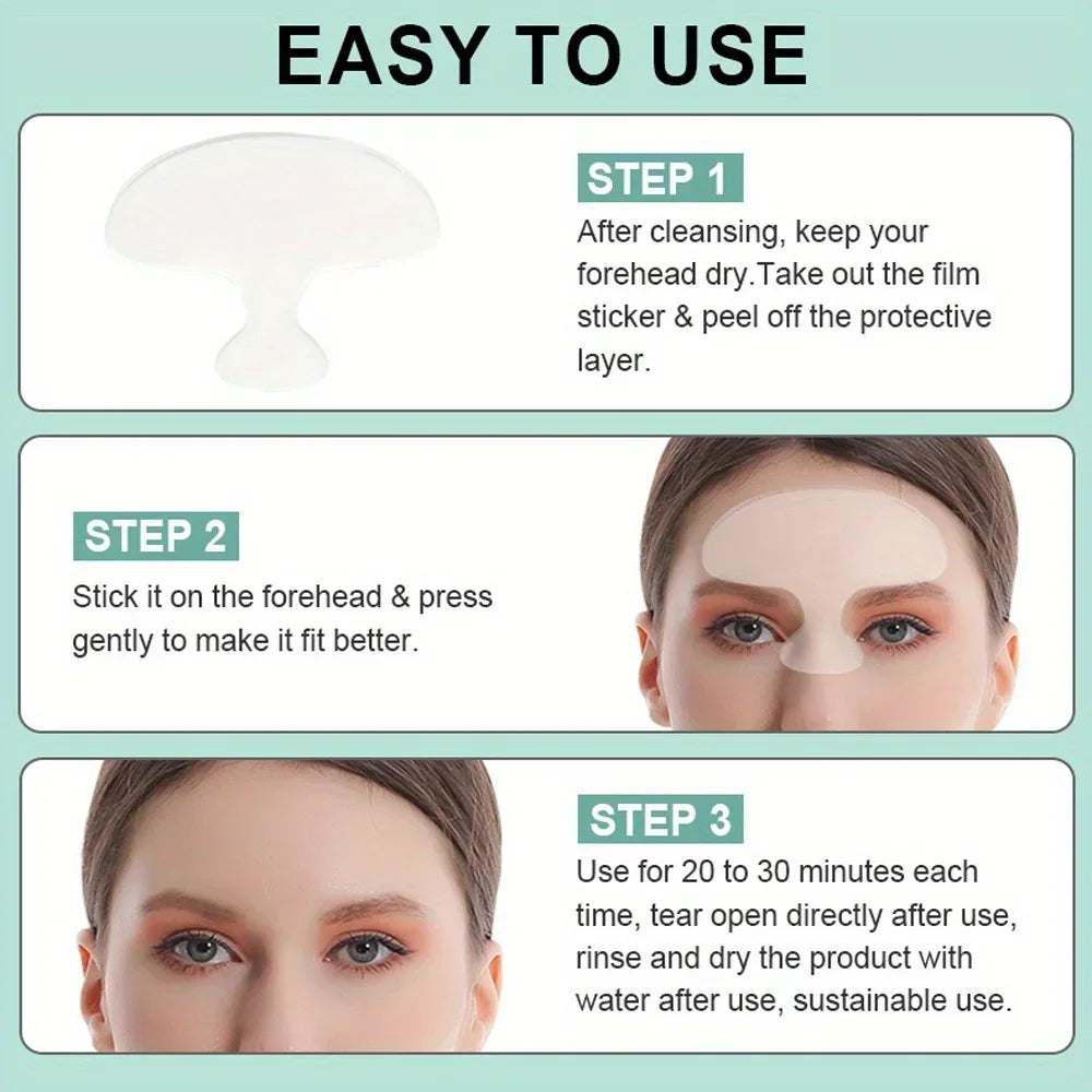 6PCS Reusable Silicone Anti-Wrinkle Pad Face Forehead Neck Hand Care Skin Lifting Tool Sticker Pad Anti-Wrinkle Aging Patch