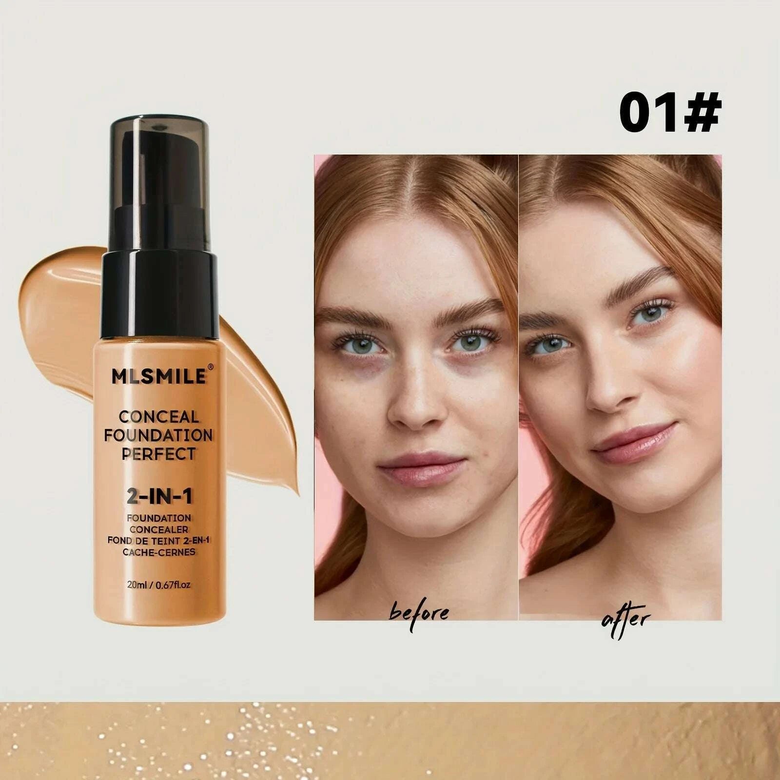 2-in-1-oil-control liquid-foundation-and-conceal-full-coverage-long-lasting-waterproof-hydrating-and-brightening-concealerkimlud-womens-fashion-34598816