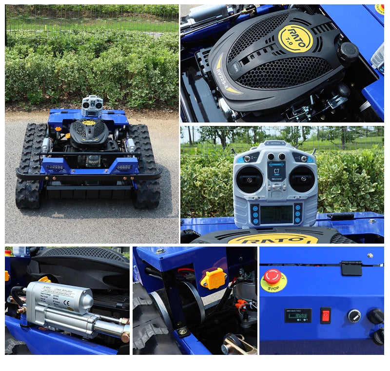 Remote-Controlled Lawn Mower Robot – Zero-Turn | KIMLUD