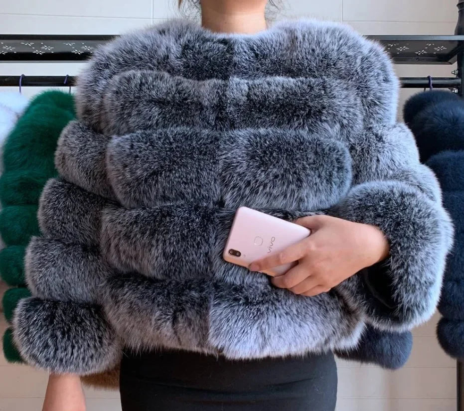 Faux Fur Coats Women Short Coat Jackets Elegant Jacket Autumn Winter Y2k Furry Outerwear Mom Splice Thick Warm Coffe Coats